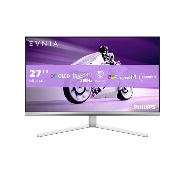 Philips Evnia 8000 27M2N8500/00 computer monitor 67,3 cm (26.5") 2560 x 1440 Pixels Quad HD QDOLED Wit (27M2N8500/00)