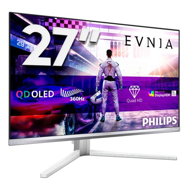 Philips Evnia 8000 27M2N8500/00 computer monitor 67,3 cm (26.5") 2560 x 1440 Pixels Quad HD QD-OLED Wit (27M2N8500/00)