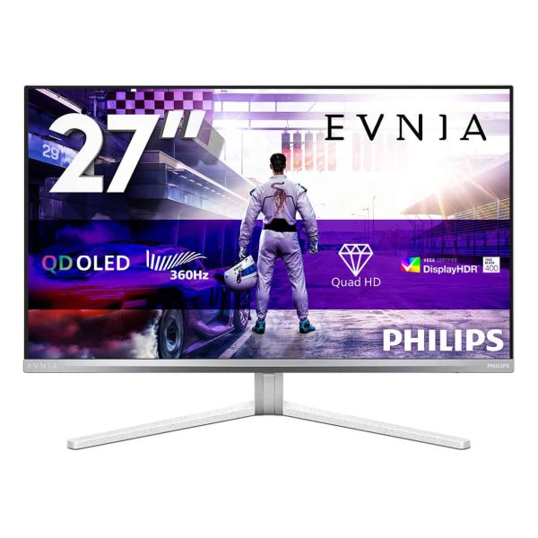 Philips Evnia 8000 27M2N8500/00 computer monitor 67,3 cm (26.5") 2560 x 1440 Pixels Quad HD QD-OLED Wit (27M2N8500/00)