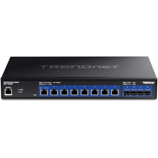 TRENDnet 12-Port 10G Web Smart Switch (TEG-7124WS)