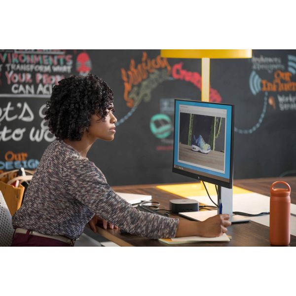 HP E24 G4 FHD Monitor LED display 60,5 cm (23.8") 1920 x 1080 Pixels Full HD Zwart, Zilver (9VF99AT)