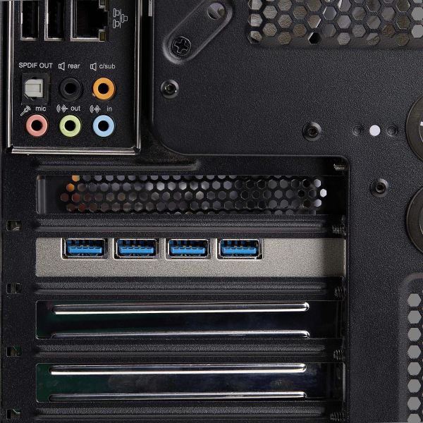 StarTech.com 4-Port USB PCIe Kaart, USB 3.2 5Gbps, PCI Express Uitbreidingskaart met 4x Onafhankelijke USB Controllers, 4x USB-A Poorten, Windows/macOS/Linux (P5Q4A-USB-CARD)