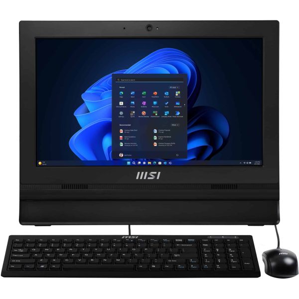 MSI Pro AP162T ADL-019DE Intel® N N100 39,6 cm (15.6") 1920 x 1080 Pixels Touchscreen Alles-in-één-pc 4 GB DDR4-SDRAM 128 GB SSD Windows 11 Pro Wi-Fi 5 (802.11ac) Zwart (00A60211-019)