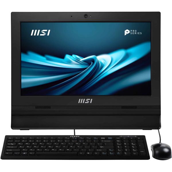MSI Pro AP162T ADL-019DE Intel® N N100 39,6 cm (15.6") 1920 x 1080 Pixels Touchscreen Alles-in-één-pc 4 GB DDR4-SDRAM 128 GB SSD Windows 11 Pro Wi-Fi 5 (802.11ac) Zwart (00A60211-019)