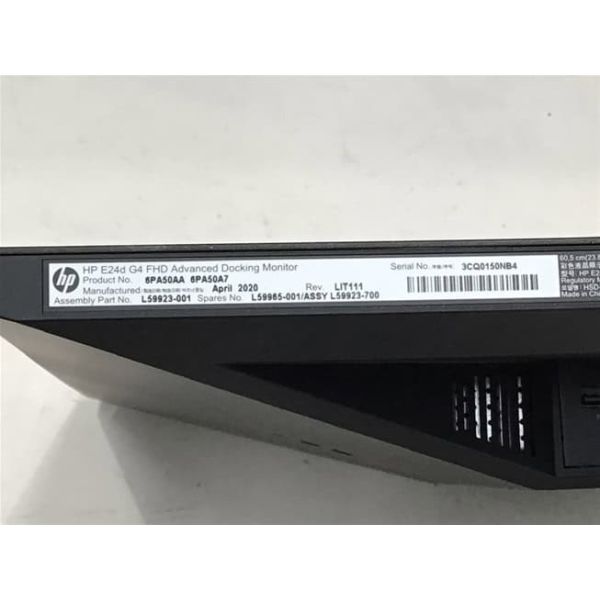 HP E24d G4 FHD Docking Monitor (L59965-001)
