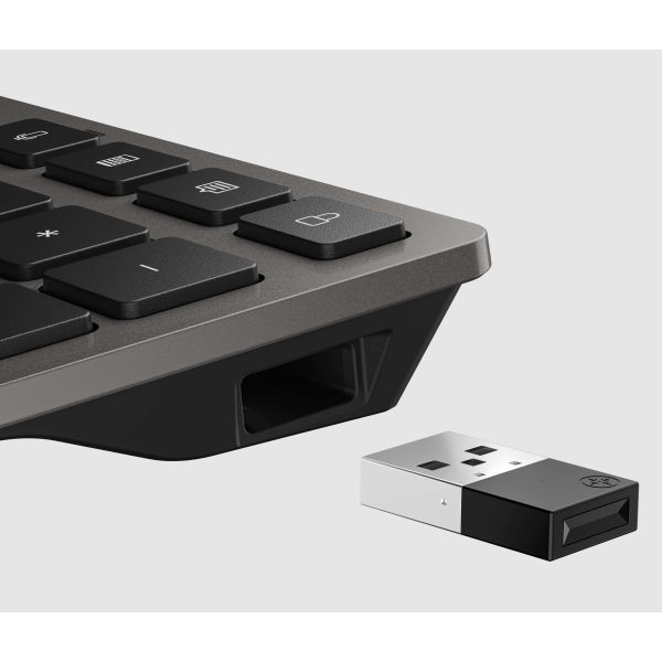 HP 725 Multi-Device Rechargeable Wireless Keyboard (9T5B2AA#ABB)