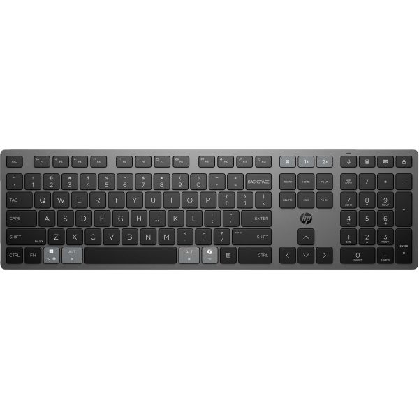 HP 725 Multi-Device Rechargeable Wireless Keyboard (9T5B2AA#ABB)