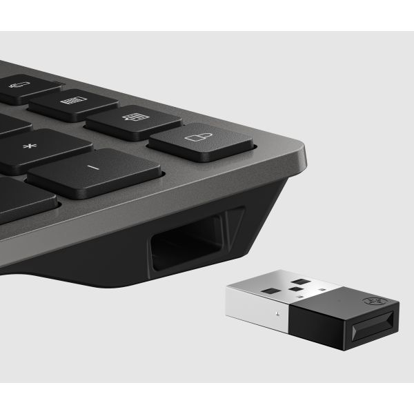HP 725 Multi-Device Rechargeable Wireless Keyboard (9T5B2AA#ABB)
