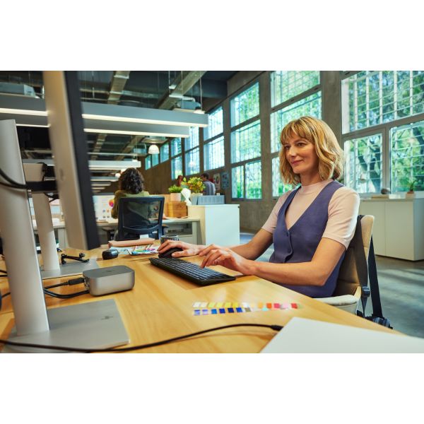HP 725 Multi-Device Rechargeable Wireless Keyboard (9T5B2AA#ABB)