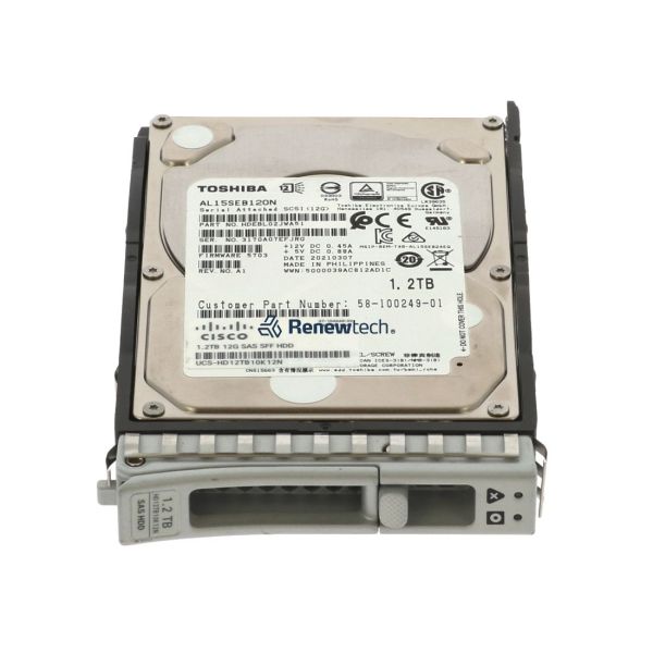 Cisco 1.2TB 12G SAS 10K RPM SFF (UCSHD12TB10K12G-RF)