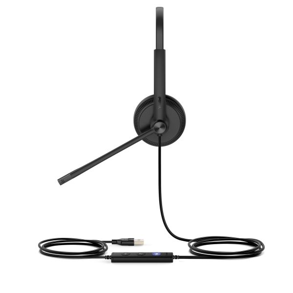 Yealink UH34 Dual Teams Headset Bedraad Hoofdband Kantoor/callcenter USB Type-A Zwart (1308043)