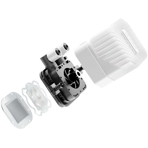 be quiet! LIGHT LOOP 240mm White Processor Alles-in-één vloeistofkoeler 12 cm Wit 1 stuk(s) (BW021)