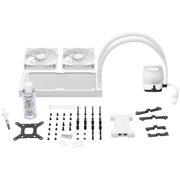 be quiet! LIGHT LOOP 240mm White Processor Alles-in-één vloeistofkoeler 12 cm Wit 1 stuk(s) (BW021)