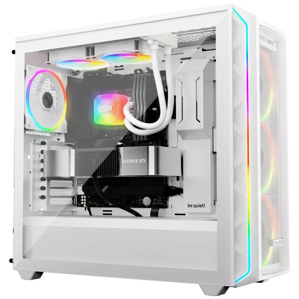 be quiet! LIGHT LOOP 240mm White Processor Alles-in-één vloeistofkoeler 12 cm Wit 1 stuk(s) (BW021)