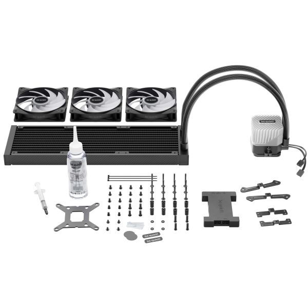 be quiet! LIGHT LOOP 360mm Black Processor Alles-in-één vloeistofkoeler 12 cm Zwart 1 stuk(s) (BW022)