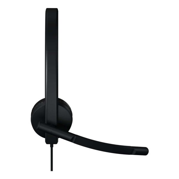Logitech H570e Headset Bedraad Hoofdband Kantoor/callcenter USB Type-C Zwart (981-001431)