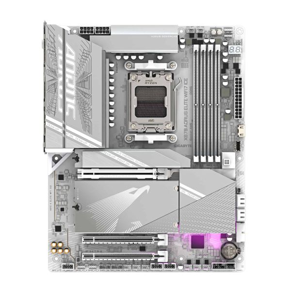 GIGABYTE X870 AORUS ELITE WIFI7 ICE AMD X870 Socket AM5 ATX (X870 A ELITE WF7 ICE)