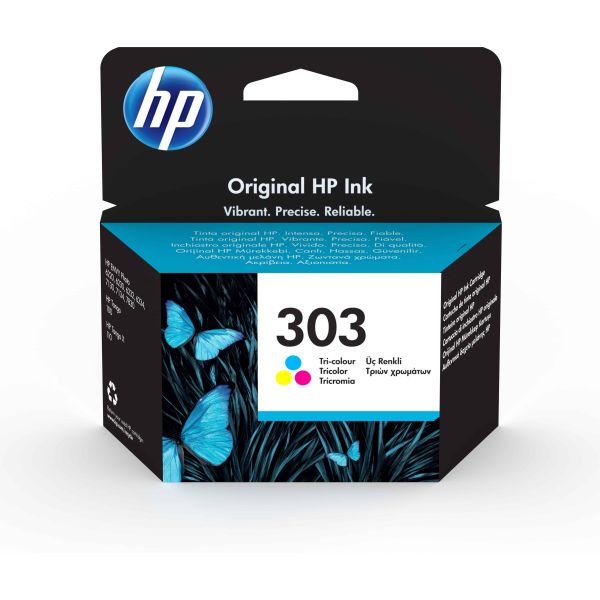 HP 303 originele drie-kleuren inktcartridge (T6N01AE#301) HP 303 originele drie-kleuren inktcartridge (T6N01AE#301)