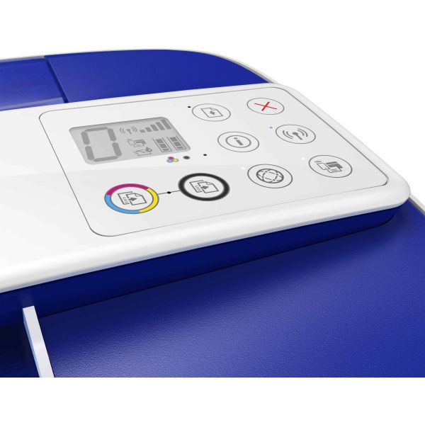 HP DeskJet 3760 All-in-One printer, Kleur, Printer voor Home, Afdrukken, kopiëren, scannen, draadloos, Draadloos; Geschikt voor Instant Ink; Printen vanaf een telefoon of tablet; Scannen naar pdf (T8X19B#629)
