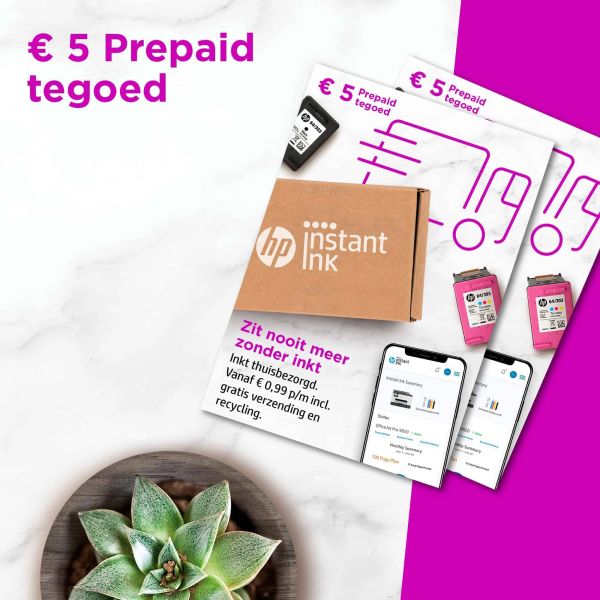 HP DeskJet 3760 All-in-One printer, Kleur, Printer voor Home, Afdrukken, kopiëren, scannen, draadloos, Draadloos; Geschikt voor Instant Ink; Printen vanaf een telefoon of tablet; Scannen naar pdf (T8X19B#629)