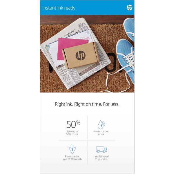 HP DeskJet 3760 All-in-One printer, Kleur, Printer voor Home, Afdrukken, kopiëren, scannen, draadloos, Draadloos; Geschikt voor Instant Ink; Printen vanaf een telefoon of tablet; Scannen naar pdf (T8X19B#629)