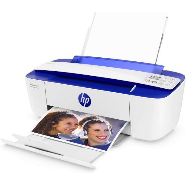 HP DeskJet 3760 All-in-One printer, Kleur, Printer voor Home, Afdrukken, kopiëren, scannen, draadloos, Draadloos; Geschikt voor Instant Ink; Printen vanaf een telefoon of tablet; Scannen naar pdf (T8X19B#629)