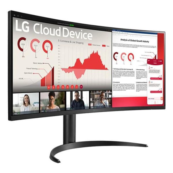 LG 34CR651W-BP All-in-One PC/workstation Intel® Pentium® Silver N6005 86,4 cm (34") 3440 x 1440 Pixels All-in-One thin client 8 GB DDR4-SDRAM 256 GB SSD Windows 10 IoT Enterprise LTSC Wi-Fi 6 (802.11ax) Zwart (34CR651W-BP.AEU)