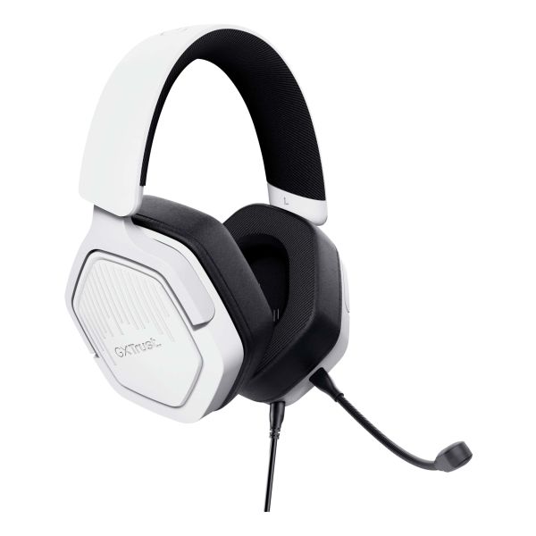 Trust GXT492W Carus Headset Bedraad Hoofdband Gamen Wit (25448)