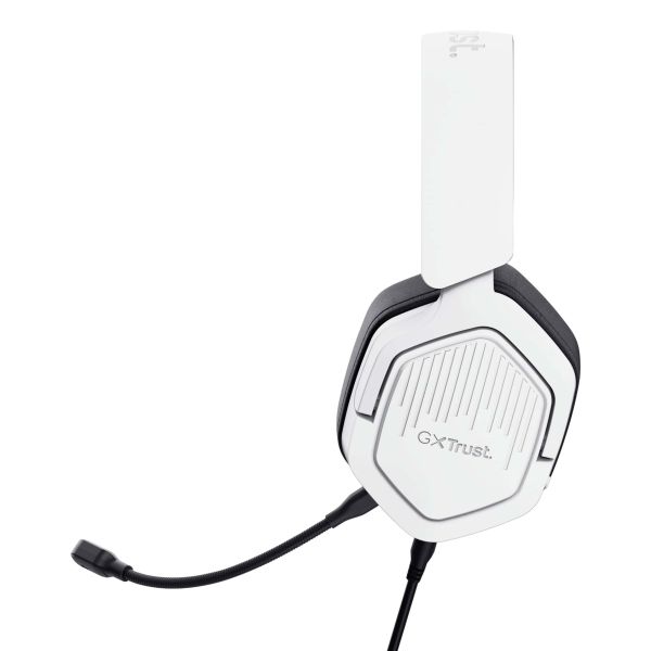 Trust GXT 492W Carus Gaming Headset - Bedrade gamingheadset – Afneembare microfoon – Over-ear ontwerp – Wit (25448) Trust GXT 492W Carus Gaming Headset - Bedrade gamingheadset – Afneembare microfoon – Over-ear ontwerp – Wit (25448)
