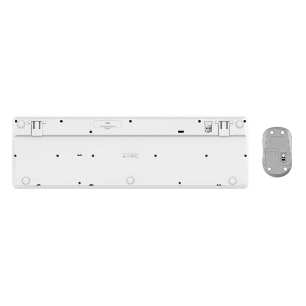Trust Ody II toetsenbord Inclusief muis Thuis/Werk RF Draadloos Duits Wit (25468)