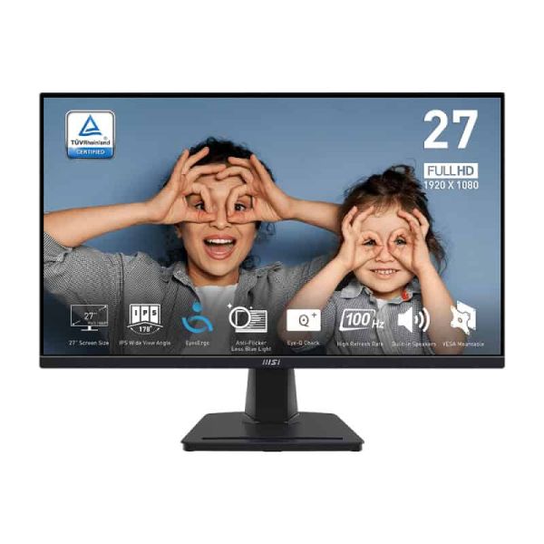 MSI Pro MP275QDE computer monitor 68,6 cm (27") 2560 x 1440 Pixels Wide Quad HD LCD Zwart (9S6-3PC3CM-027)