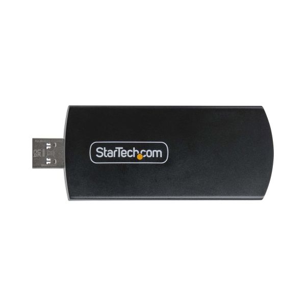 StarTech.com Wi-Fi 6E USB Adapter/Dongle, Voor Desktop/Laptop PC, Wireless NIC met Uitklapbare Antenne, WiFi Adapter Ondersteunt 802.11 b/g/n/ac/ax, 2.4/5/6 GHz Netwerk Compatibel (AX54005A-USB-WIFI-6E)