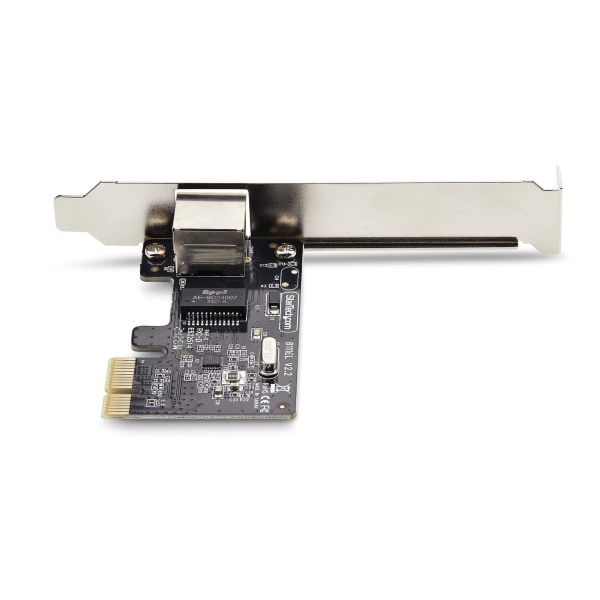 StarTech.com 1-Port Gigabit PCIe Ethernet Adapter Kaart, 1Gbps PCIe Netwerkkaart, 10/100/1000Mbps PCI Express NIC, Realtek RTL8111H, Windows en Linux, TAA (ST1000SPEX2T)