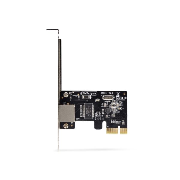 StarTech.com 1-Port Gigabit PCIe Ethernet Adapter Kaart, 1Gbps PCIe Netwerkkaart, 10/100/1000Mbps PCI Express NIC, Realtek RTL8111H, Windows en Linux, TAA (ST1000SPEX2T) StarTech.com 1-Port Gigabit PCIe Ethernet Adapter Kaart, 1Gbps PCIe Netwerkkaart, 10/100/1000Mbps PCI Express NIC, Realtek RTL8111H, Windows en Linux, TAA (ST1000SPEX2T)