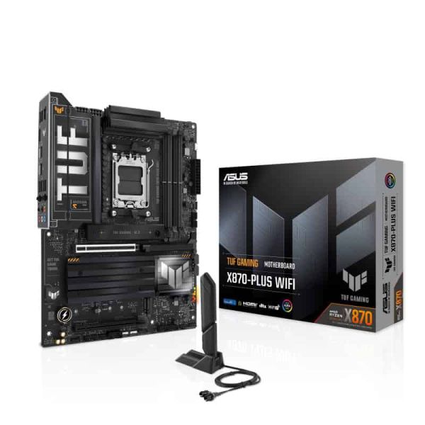 ASUS TUF GAMING X870-PLUS WIFI AMD X870 Socket AM5 ATX (90MB1IU0-M0EAY0) ASUS TUF GAMING X870-PLUS WIFI AMD X870 Socket AM5 ATX (90MB1IU0-M0EAY0)