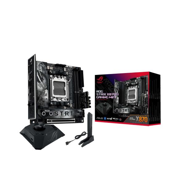 ASUS ROG STRIX X870-I GAMING WIFI AMD X870 Socket AM5 mini ITX (90MB1IW0-M0EAY0) ASUS ROG STRIX X870-I GAMING WIFI AMD X870 Socket AM5 mini ITX (90MB1IW0-M0EAY0)