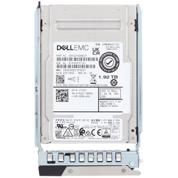 Dell 1.92TB SAS 12Gbps 2.5" SSD (SFF) (0TMTW9-RFB)