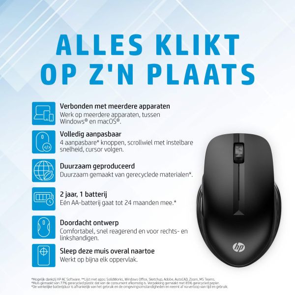 HP 430 Multi-Device draadloze muis (3B4Q2AA)