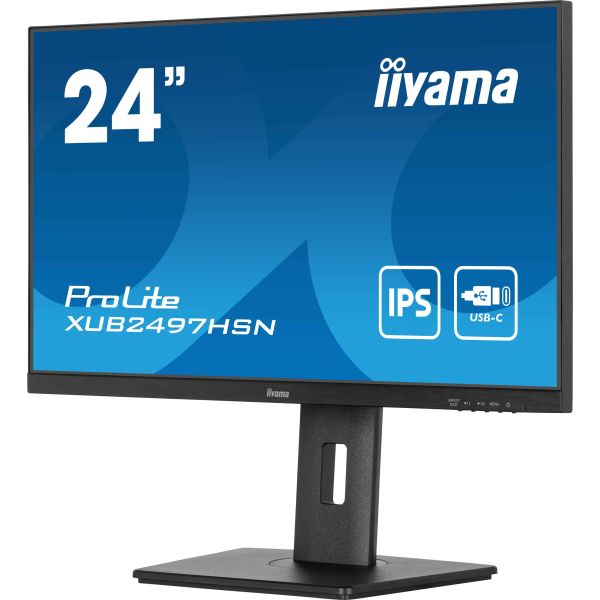 iiyama ProLite XUB2497HSN-B2 computer monitor 60,5 cm (23.8") 1920 x 1080 Pixels Full HD LED Zwart (XUB2497HSN-B2)