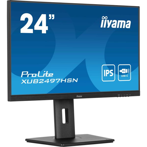 iiyama ProLite XUB2497HSN-B2 computer monitor 60,5 cm (23.8") 1920 x 1080 Pixels Full HD LED Zwart (XUB2497HSN-B2)