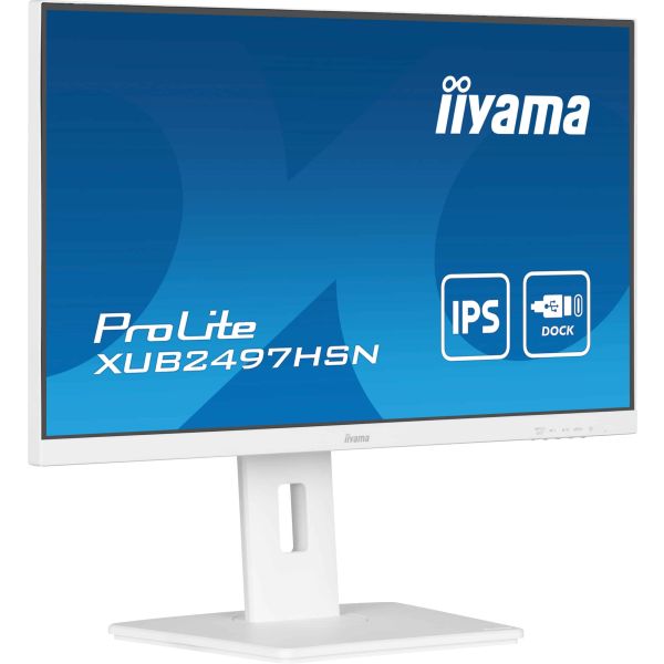 iiyama ProLite XUB2497HSN-W2 computer monitor 60,5 cm (23.8") 1920 x 1080 Pixels Full HD LED Wit (XUB2497HSN-W2)