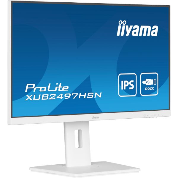 iiyama ProLite XUB2497HSN-W2 computer monitor 60,5 cm (23.8") 1920 x 1080 Pixels Full HD LED Wit (XUB2497HSN-W2) iiyama ProLite XUB2497HSN-W2 computer monitor 60,5 cm (23.8") 1920 x 1080 Pixels Full HD LED Wit (XUB2497HSN-W2)