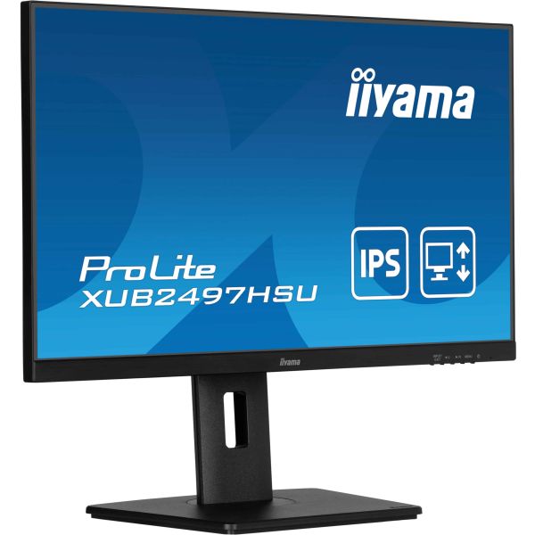 iiyama XUB2497HSU-B2 computer monitor 60,5 cm (23.8") 1920 x 1080 Pixels Full HD LED Zwart (XUB2497HSU-B2)