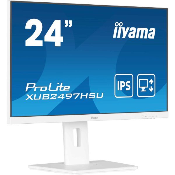 iiyama ProLite XUB2497HSU-W2 computer monitor 60,5 cm (23.8") 1920 x 1080 Pixels Full HD LED Wit (XUB2497HSU-W2)