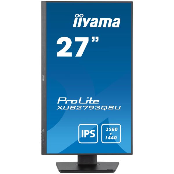 iiyama XUB2793QSU-B7 computer monitor 68,6 cm (27") 2560 x 1140 Pixels Wide Quad HD LED Zwart (XUB2793QSU-B7)
