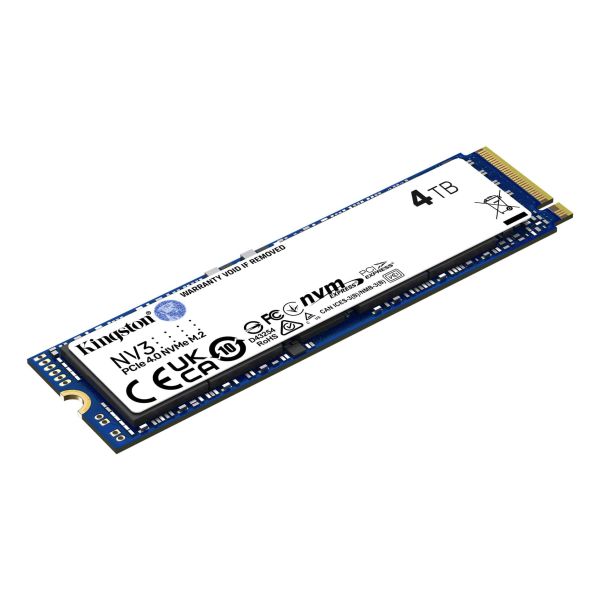 Kingston Technology 4000G NV3 M.2 2280 NVMe SSD (SNV3S/4000G)
