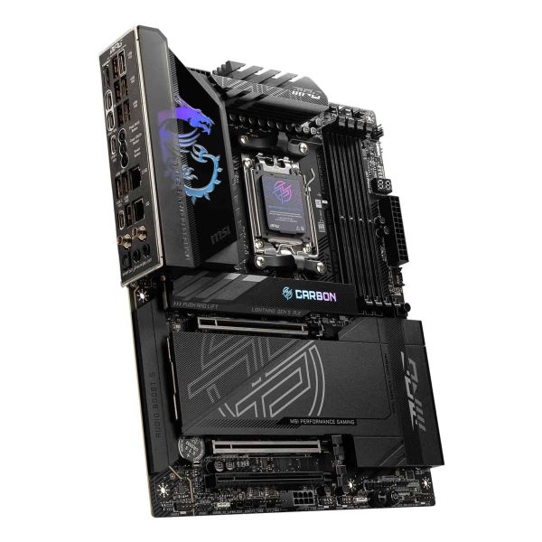 MSI MPG X870E CARBON WIFI moederbord AMD X870E Socket AM5 ATX (7E49-001R)