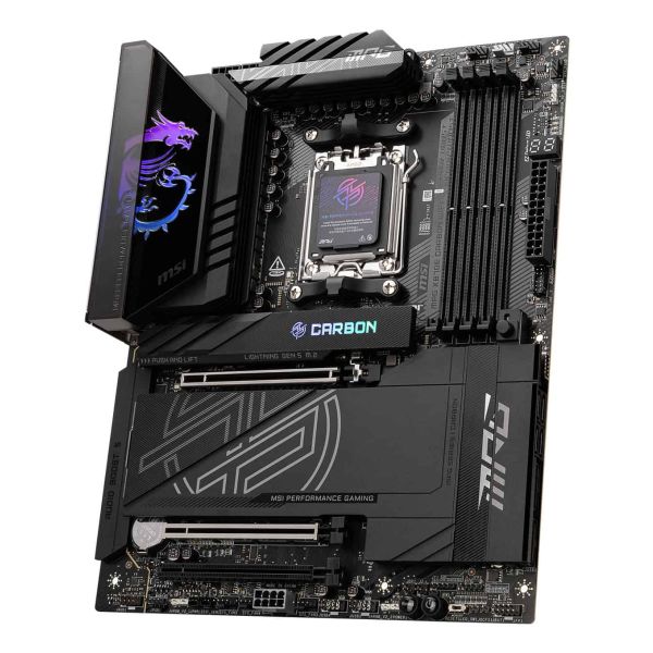 MSI MPG X870E CARBON WIFI moederbord AMD X870E Socket AM5 ATX (7E49-001R)