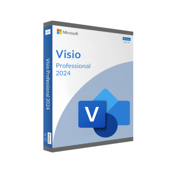 Microsoft Visio Professional 2024 - Lizenz - Download - ESD - Win - alle Sprachen (EP2-07111)