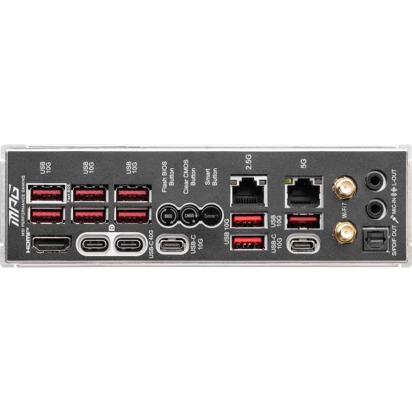 MSI MPG X870E CARBON WIFI moederbord AMD X870E Socket AM5 ATX (MPG X870E CARBON W)